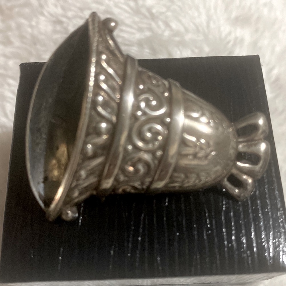 Sterling Silver Bell Brooch